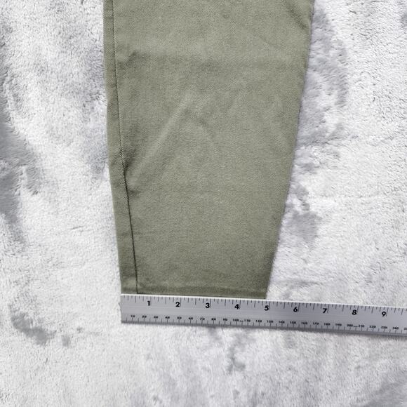 Maurices Pants Women S Green Pull On Mid Rise Skinny Ankle Jegging Casual Preppy - Picture 11 of 12